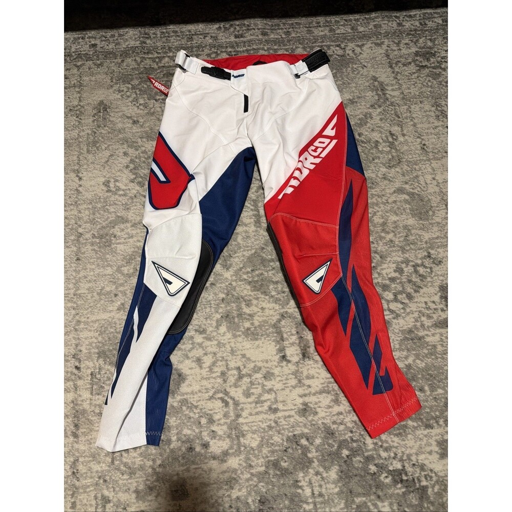 RDR CO - OCTANE LIBERTY MOTOSPORT PANTS RED/WHITE/BLUE MENS WAIST 34